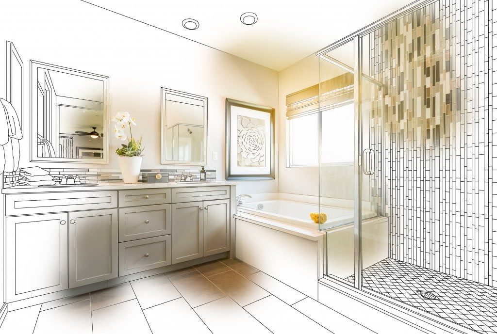Bathroom interior planning