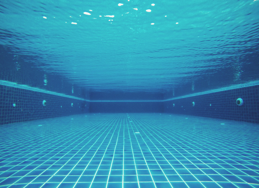 underwater view of a pool