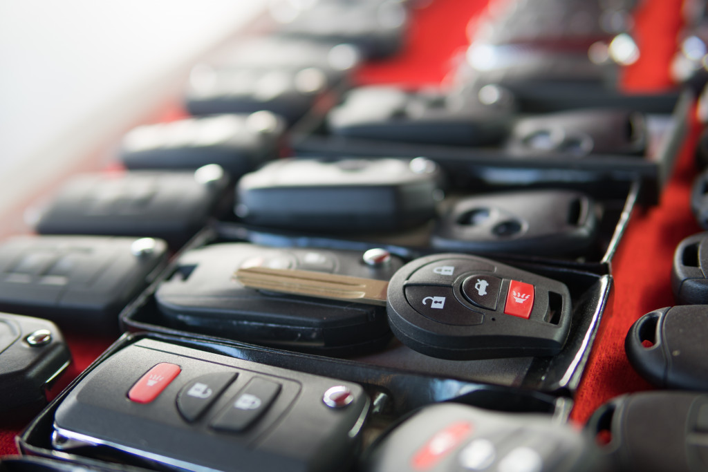Car keys and remotes
